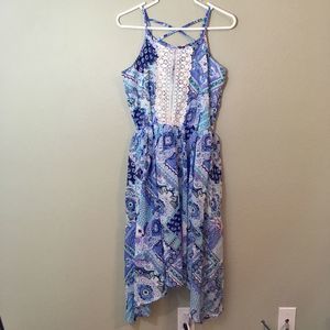 Children's Place Sharkbite Paisley Dress